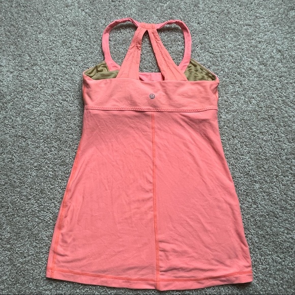 Coral Lululemon Scoop Me Up Tank - Picture 2 of 4